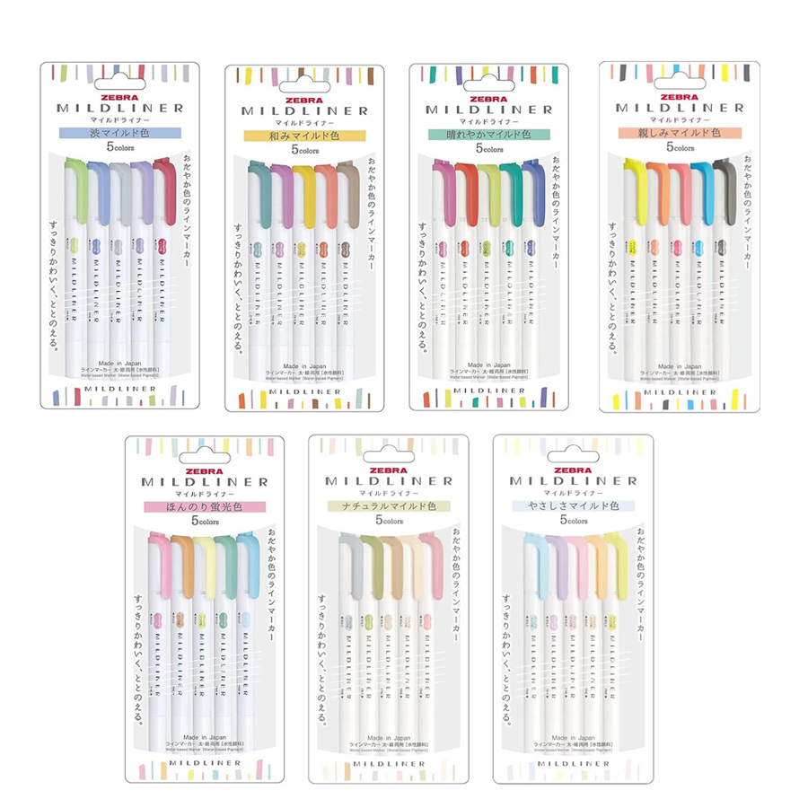 Zebra Mildliner Highlighter Pa - Zebra Pen Mildliner ulasan dan harga
