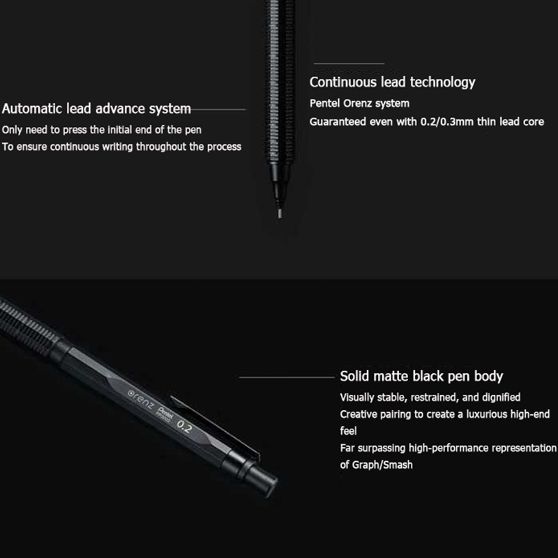 Pentel Professional Pencil ORE - Pentel Pen Energel ulasan dan harga