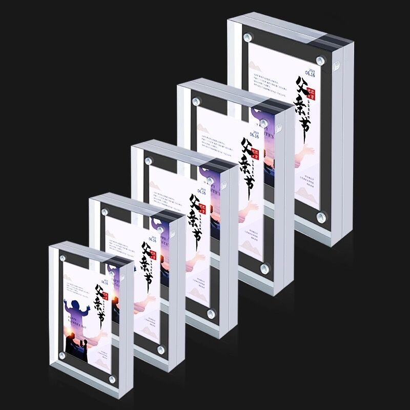 90x55mm Magnetic Acrylic Price - Photo Acrylic Block ulasan dan harga