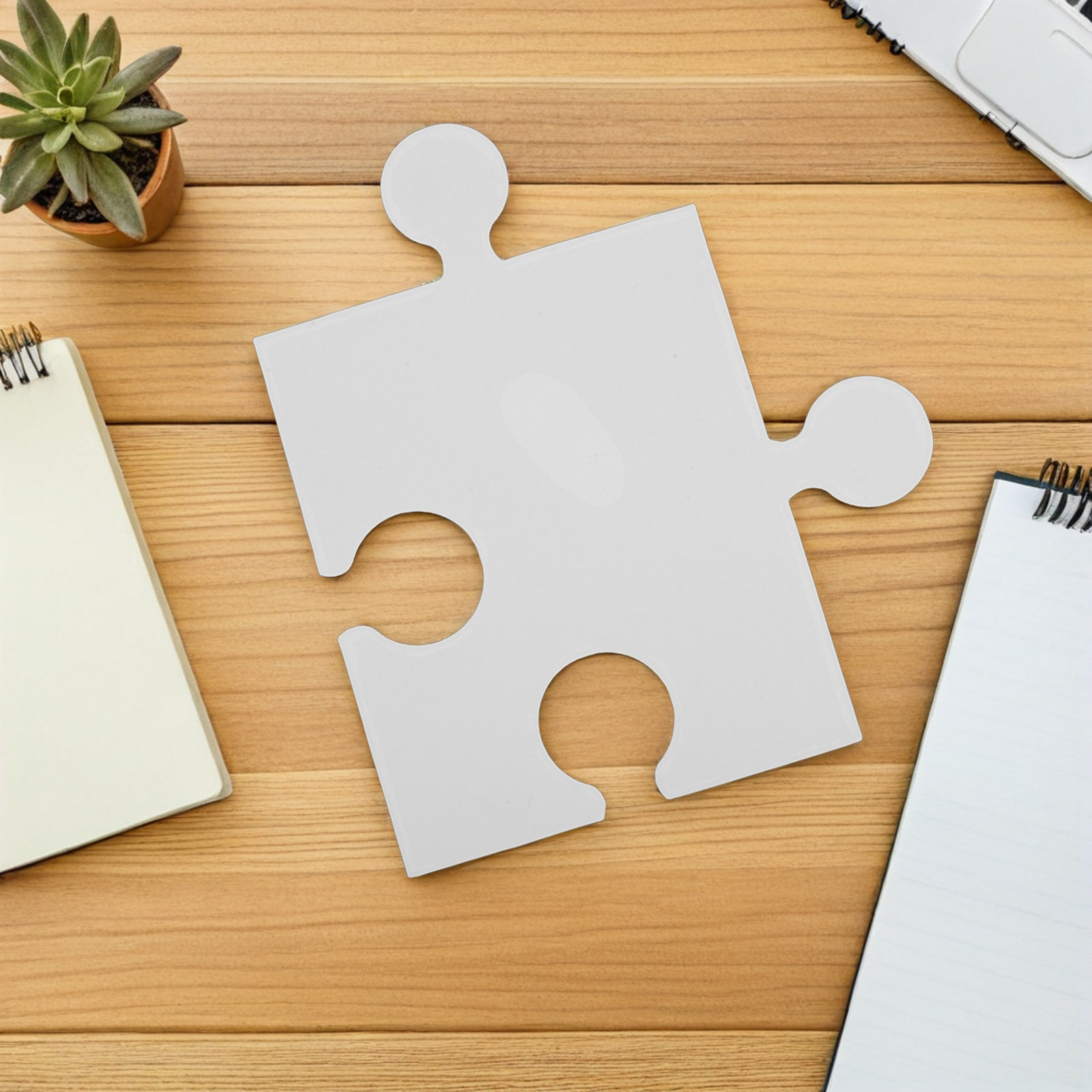 60Pcs Large Blank Puzzle Piece - Puzzle Blank White ulasan dan harga
