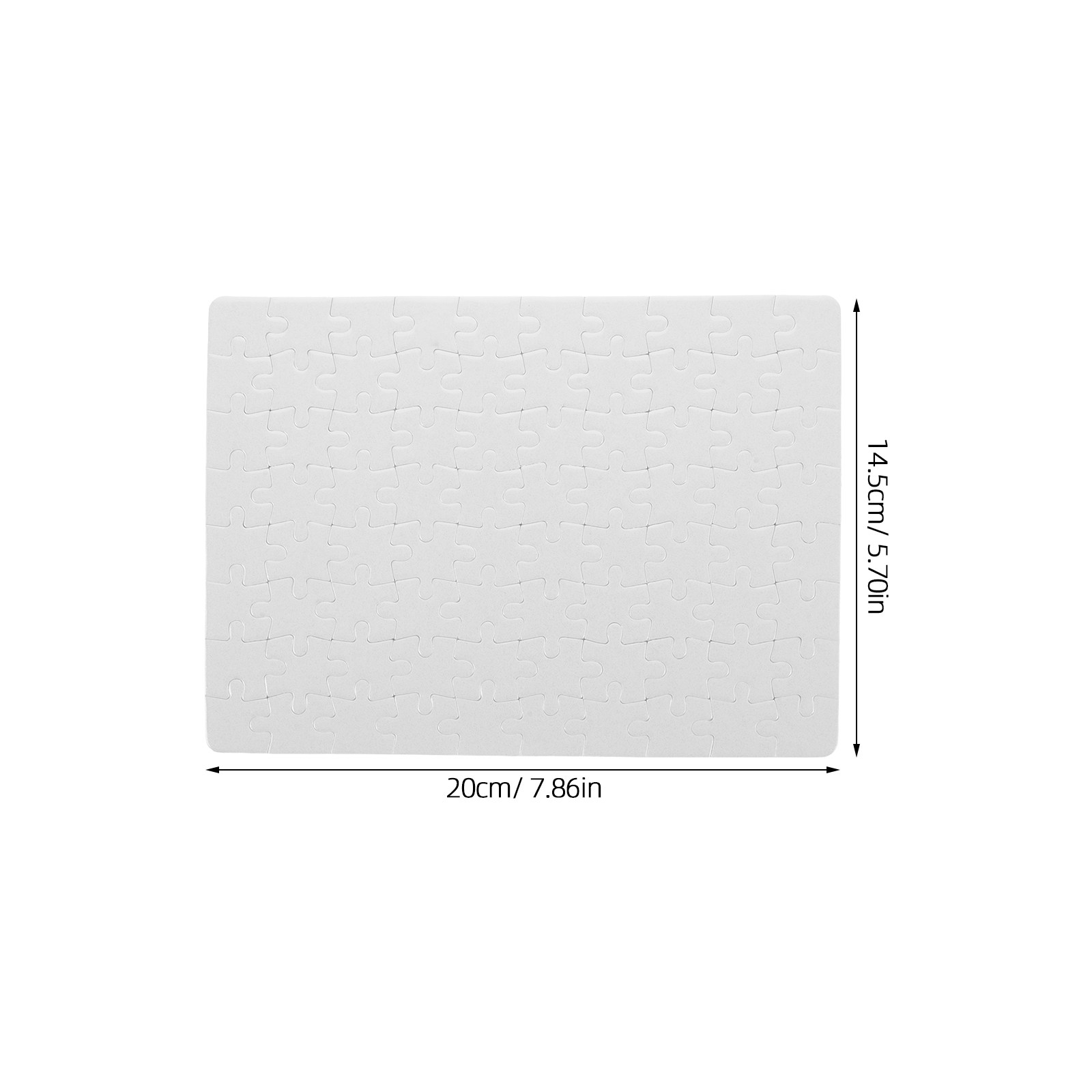 4Sheets Blank White Puzzle Boa - Puzzle Blank White ulasan dan harga