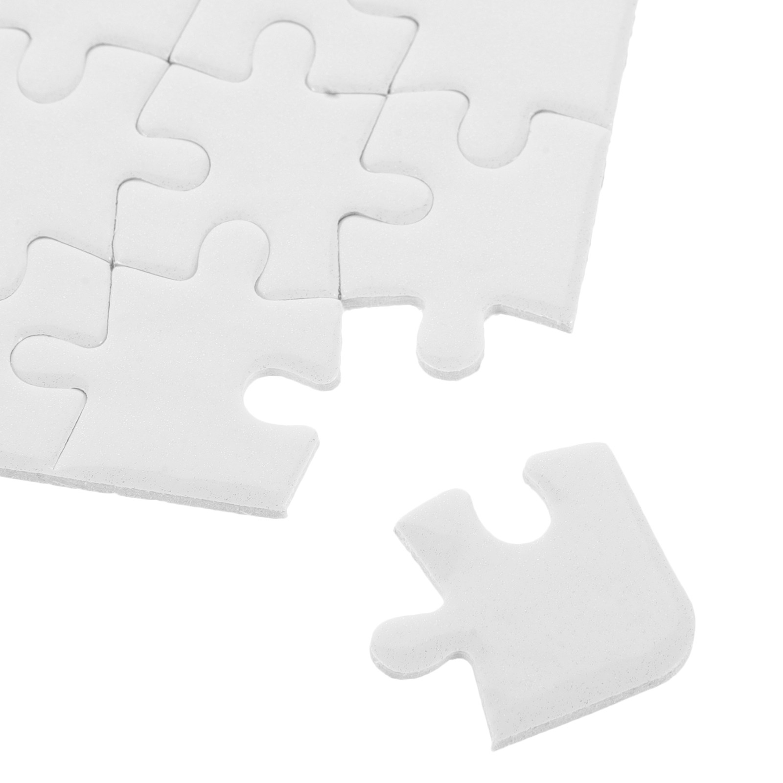 4Sheets Blank Puzzle Pieces Wh - Puzzle Blank White ulasan dan harga