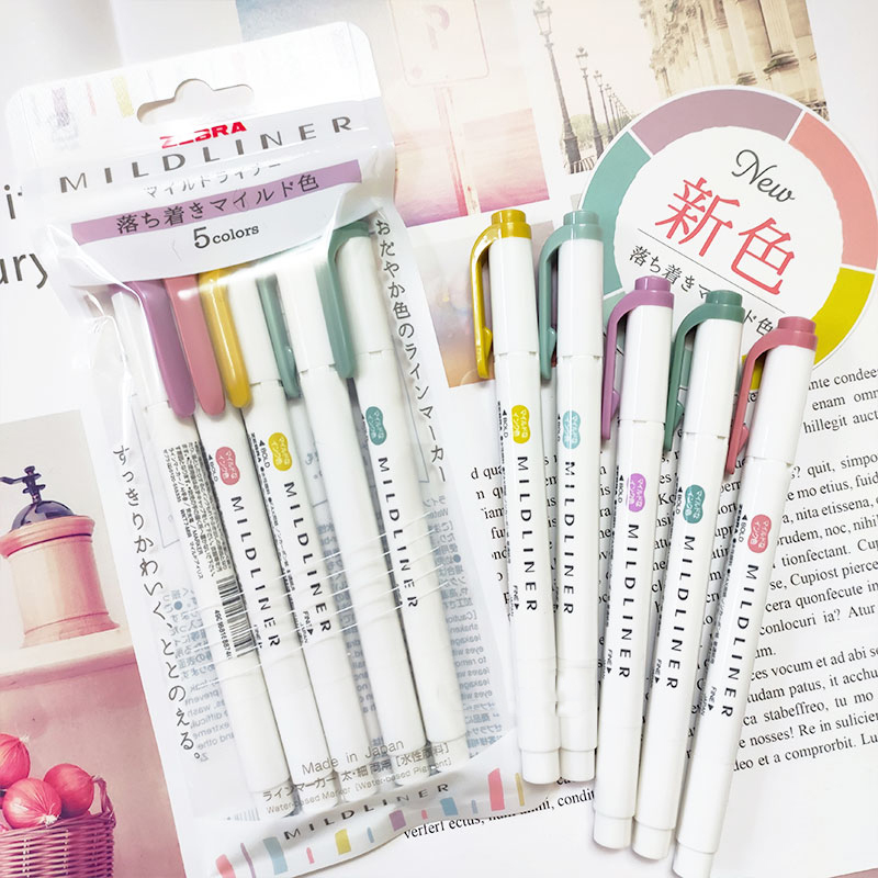 NEW zebra mildliner highlighte - Zebra Pen Mildliner ulasan dan harga