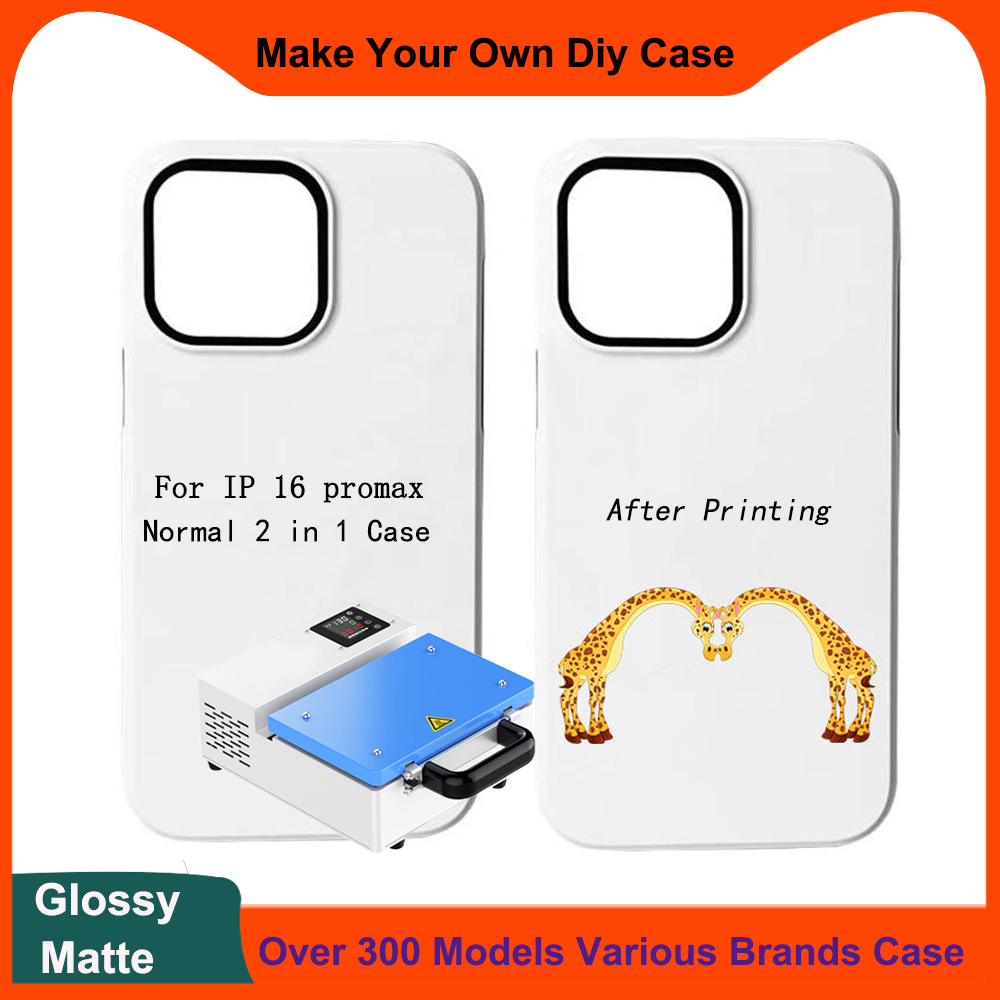 5 pcs 2 in 1 3D Sublimation Fi - Phone Case Blank Print ulasan dan harga
