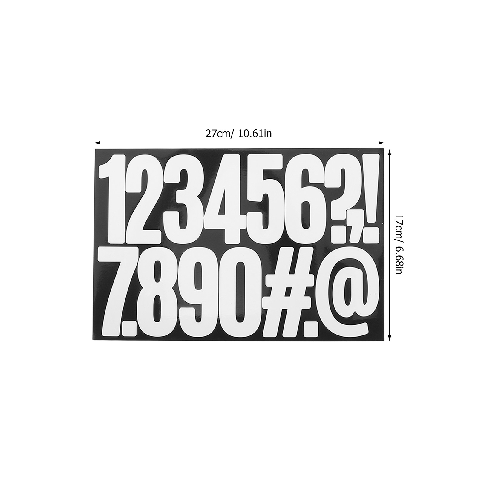 15 Sheets Large White Self Adh - Yard Sign Blank ulasan dan harga