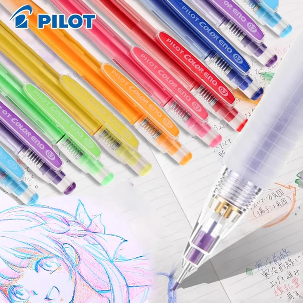 8pcs Japan PILOT Color Mechani - Staedtler Pencil Lumocolor ulasan dan harga