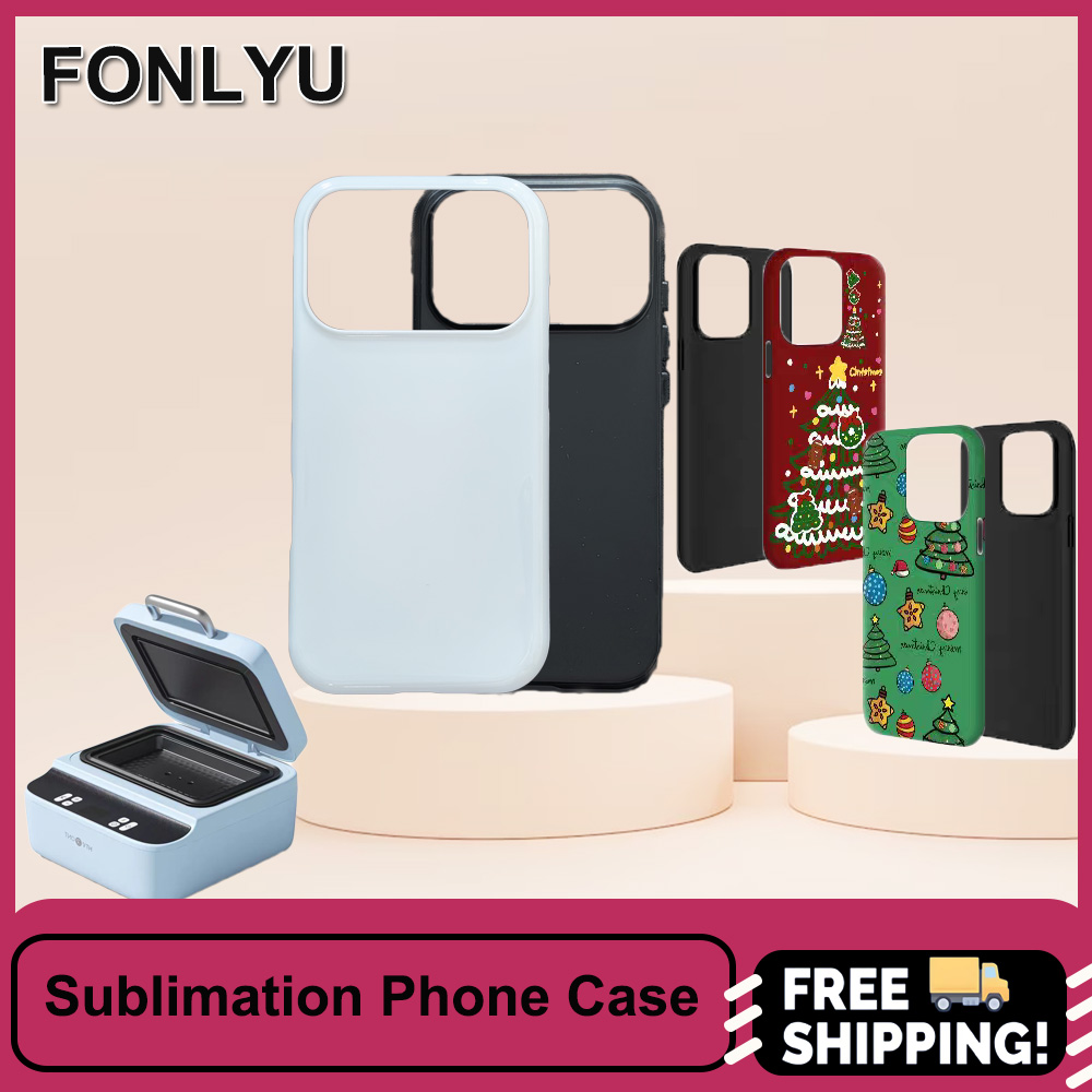 FONLYU 5PCS Sublimation 3D Bla - Phone Case Blank Print ulasan dan harga