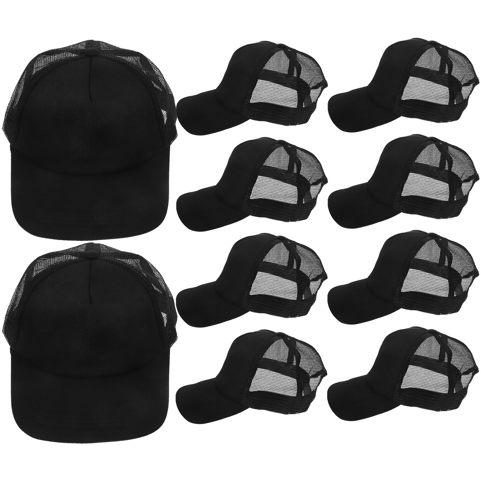 10Pcs Blank Mesh Baseball Hats - Hat Sublimation Blank ulasan dan harga
