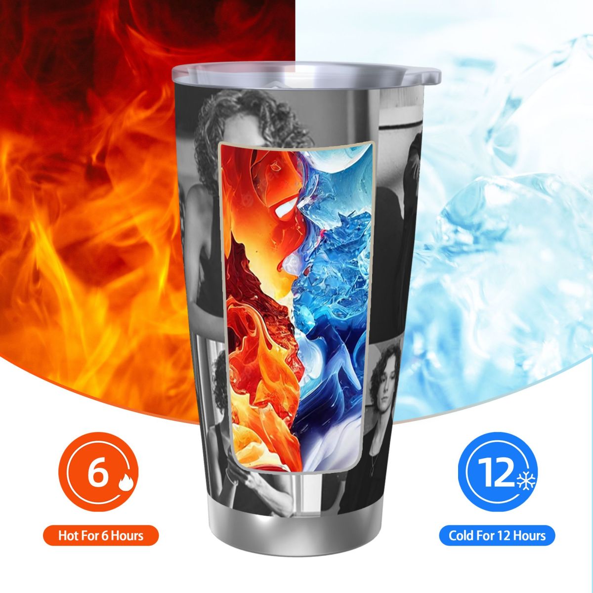 Black And White Mason Thames C - Tumbler 20Oz White ulasan dan harga